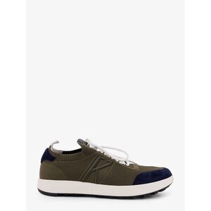 Kiton Ciro Paone Men Low-Top Mesh Sneakers With Suede Profiles